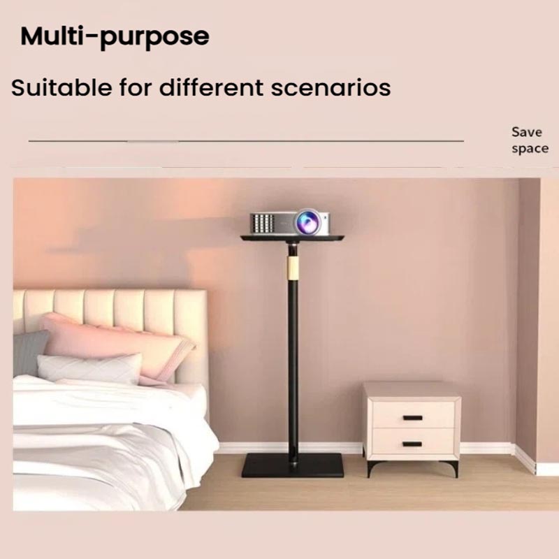 Home Cinema With Projector - ขาตั้งโปรเจคเตอร์แบบพกพา ปรับความสูงได้ ถาดวางโปรเจคเตอร์ ฐานรองรับโปรเจคเตอร์ที่มั่นคง สำหรับโฮมซีเนม่า