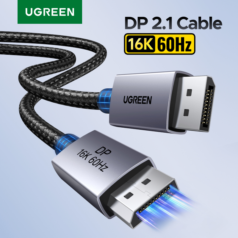 Home Cinema Projector 4K - UGREEN DisplayPort สาย DP 2.1 16K