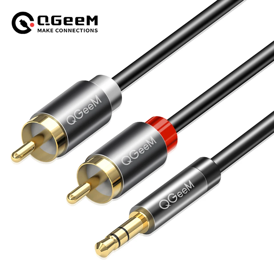 สายเคเบิล QGeeM RCA 2RCA ถึง 3 - Home Cinema Ampli บทวิจารณ์และราคา