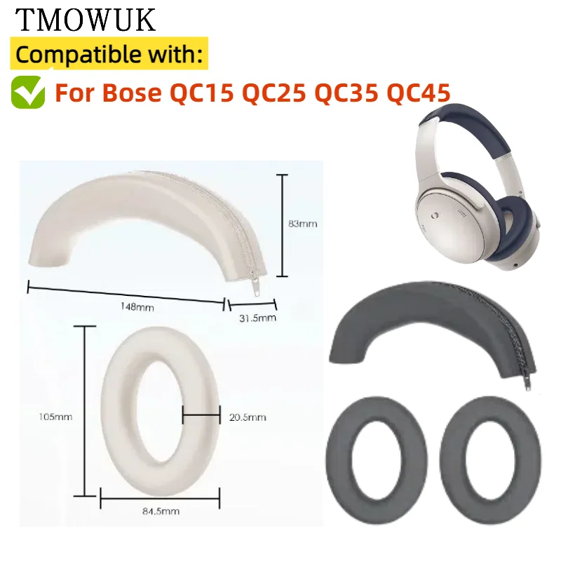 สำหรับโบส QC15 QC25 QC35 QC45  - Bose Headphone Qc45 บทวิจารณ์และราคา