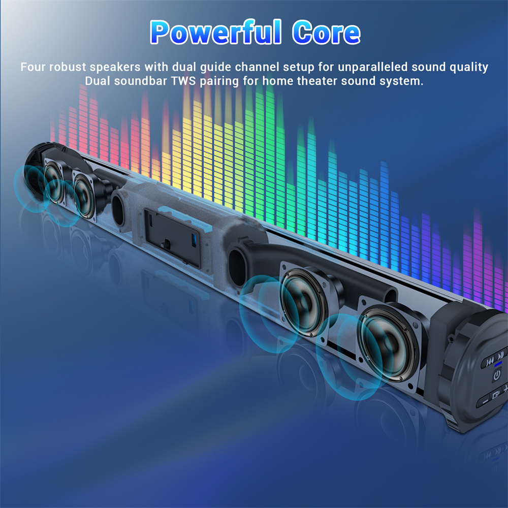 Sound Bar ระบบเสียงทีวีลําโพงบ - Home Cinema Audio System บทวิจารณ์และราคา