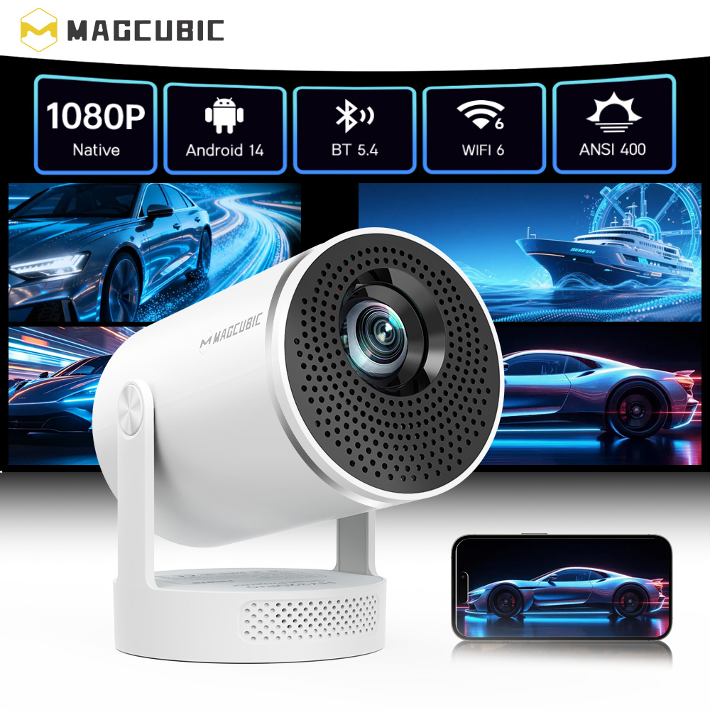 โปรเจคเตอร์ Magcubic Android 1 - Home Cinema Night บทวิจารณ์และราคา