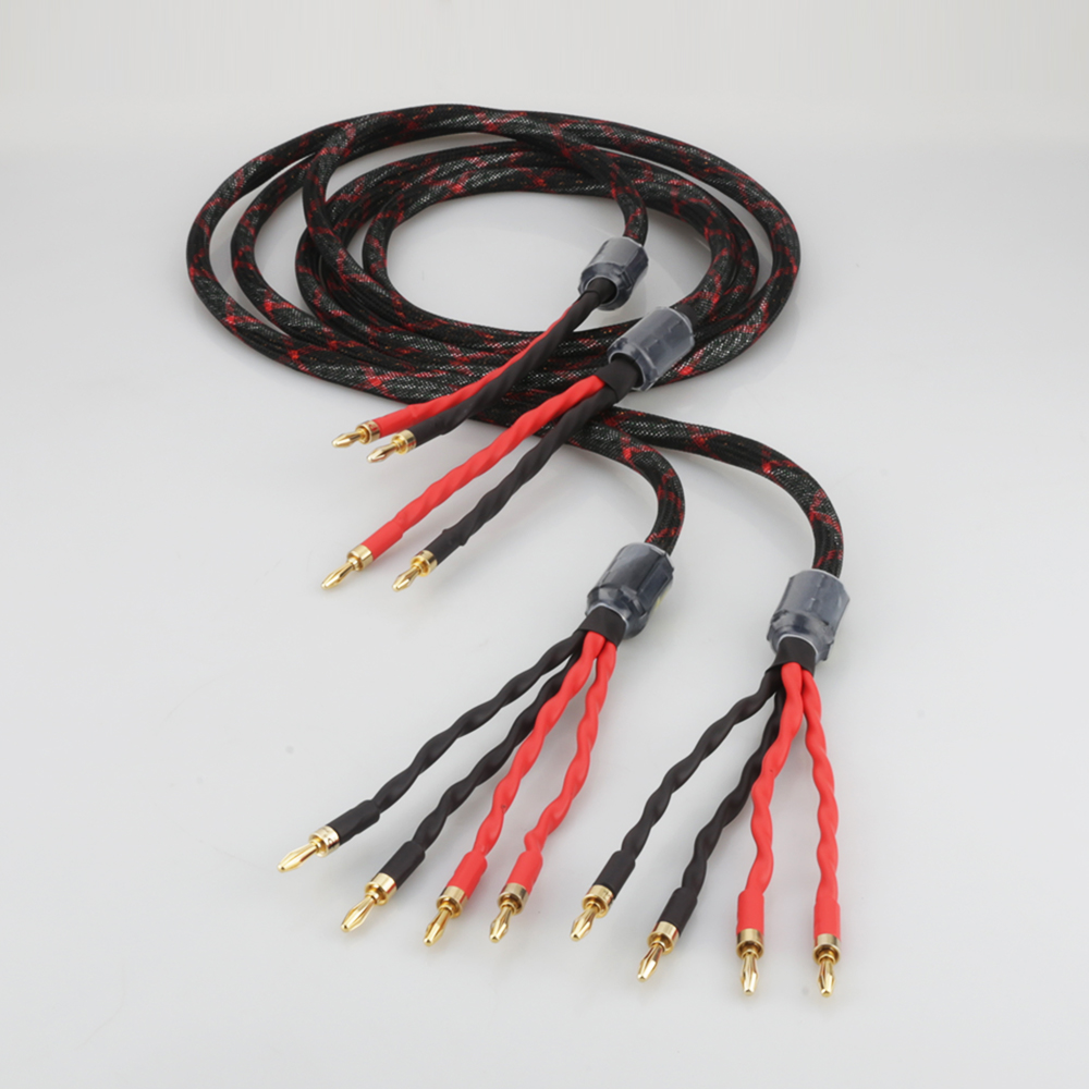 สายลำโพงแบบ Bi-Wire 16 คอร์ OF - Home Cinema Beamer บทวิจารณ์และราคา
