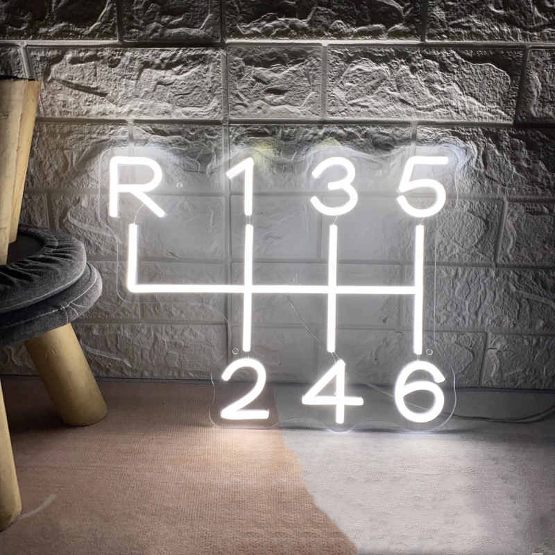 เกียร์รถป้ายนีออน LED Light Up - Home Cinema Logo บทวิจารณ์และราคา