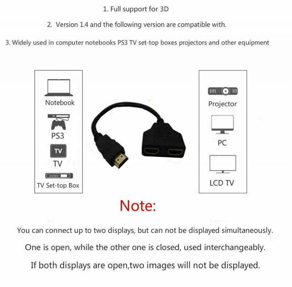 สายแยกสัญญาณ HDMI แบบสองพอร์ต  - Home Cinema With Projector บทวิจารณ์และราคา