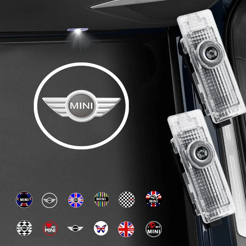 ไฟส่องประตูรถยนต์ LED 2 ชิ้น ส - Home Cinema With Projector บทวิจารณ์และราคา