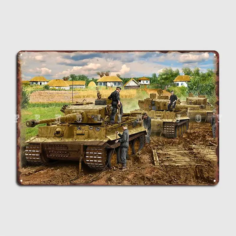 Panzer โปสเตอร์โลหะหยุดเสือโคร - Home Cinema Logo บทวิจารณ์และราคา