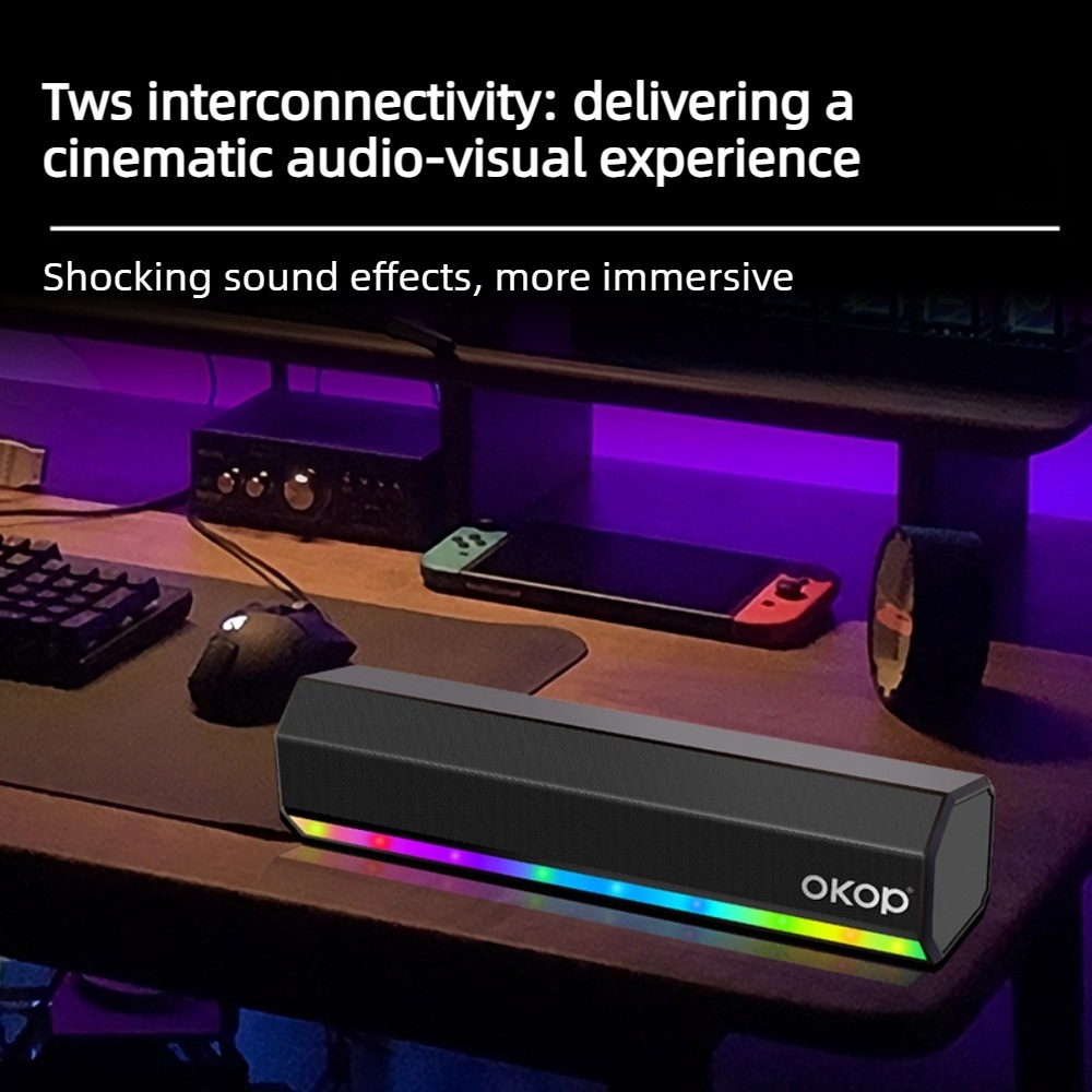 โอเคพี ซาวด์บาร์ลำโพงบลูทูธไร้ - Home Cinema Wireless Speakers บทวิจารณ์และราคา