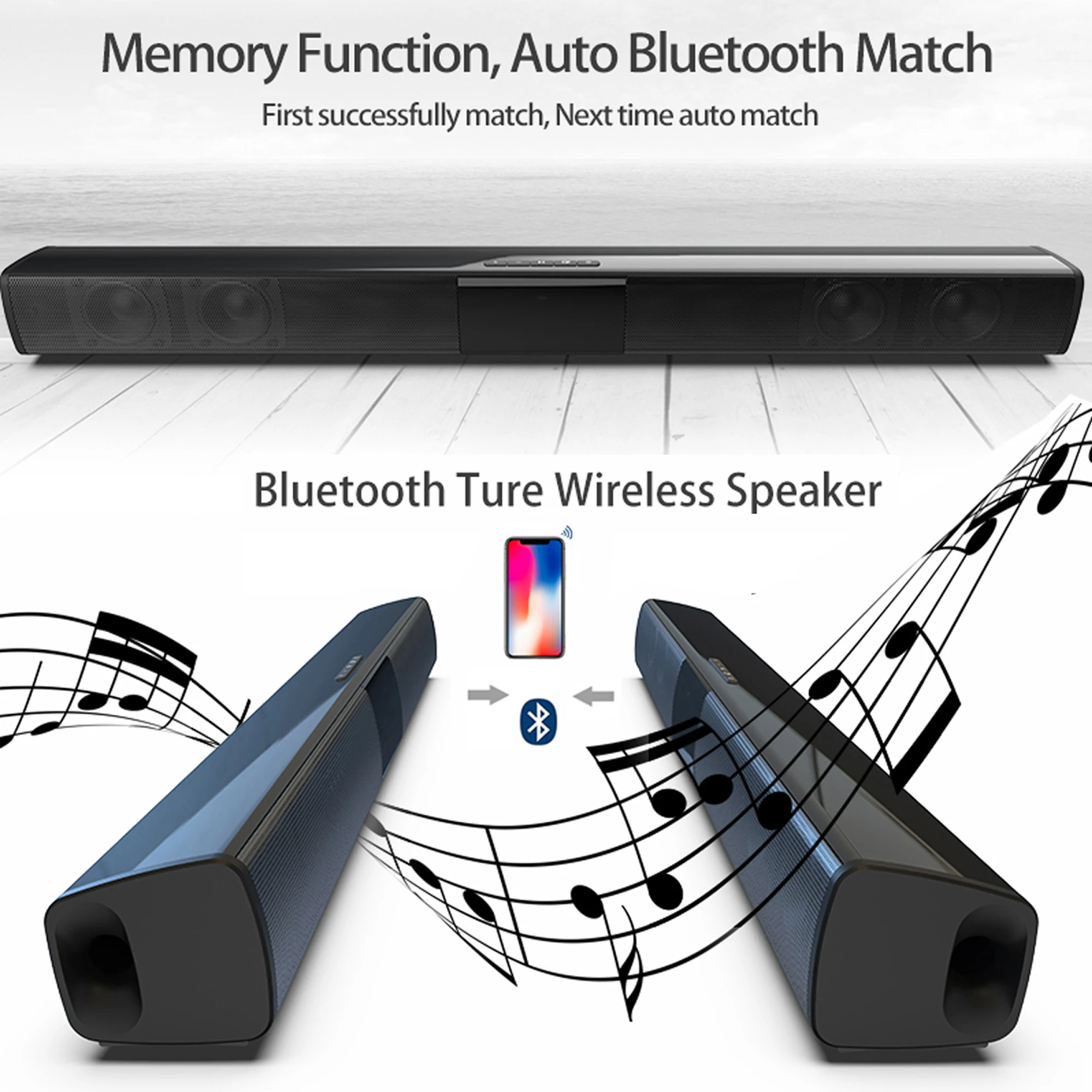 แถบเสียงพลังสูง40W สำหรับทีวีค - Home Cinema Audio System บทวิจารณ์และราคา