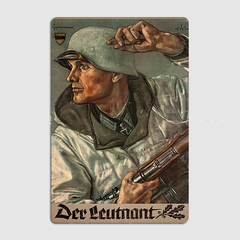 Der leutnant Ww2ร้อยโทป้ายโลหะ - Home Cinema Logo บทวิจารณ์และราคา