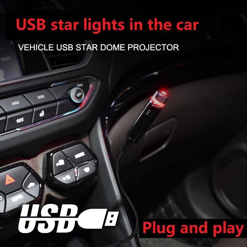 ไฟติดหลังคาภายในรถยนต์แบบ USB  - Home Cinema With Projector บทวิจารณ์และราคา