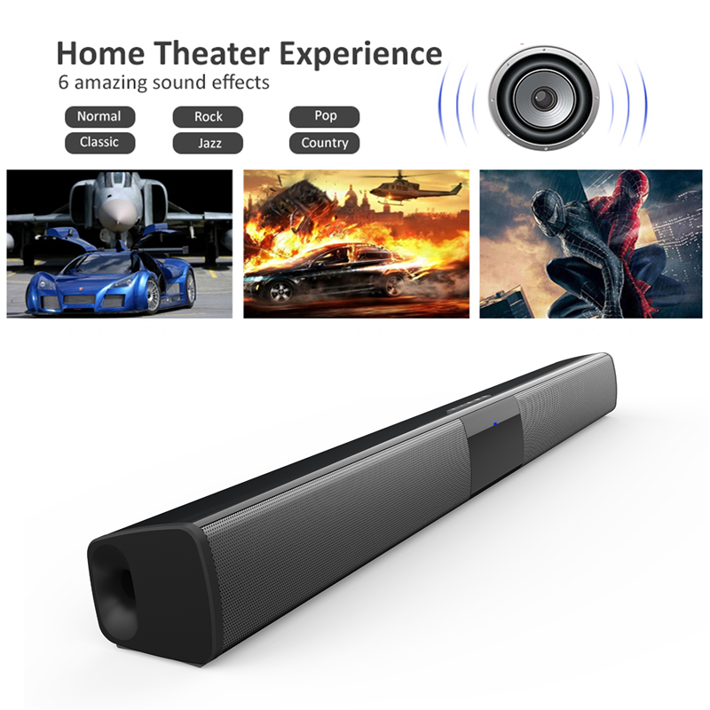 40W ไร้สายบลูทูธ 5.0 Soundbar  - Home Cinema Audio System บทวิจารณ์และราคา