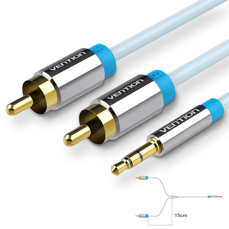 Vention สาย RCA 3.5 ถึง 2rca ส - Home Cinema Ampli บทวิจารณ์และราคา